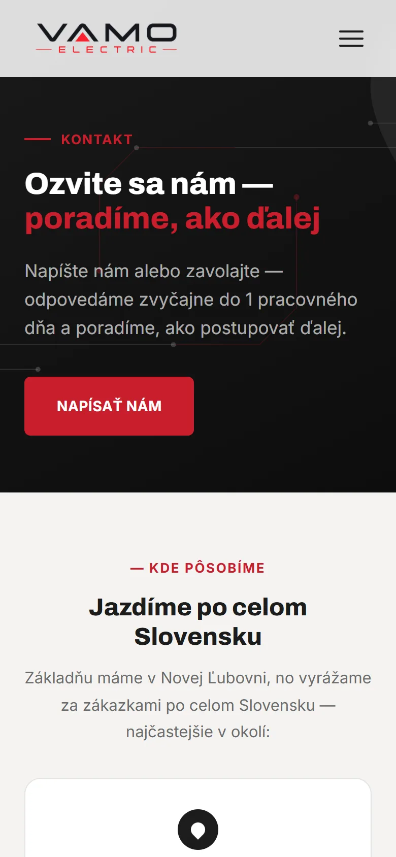 Kontakt na mobile